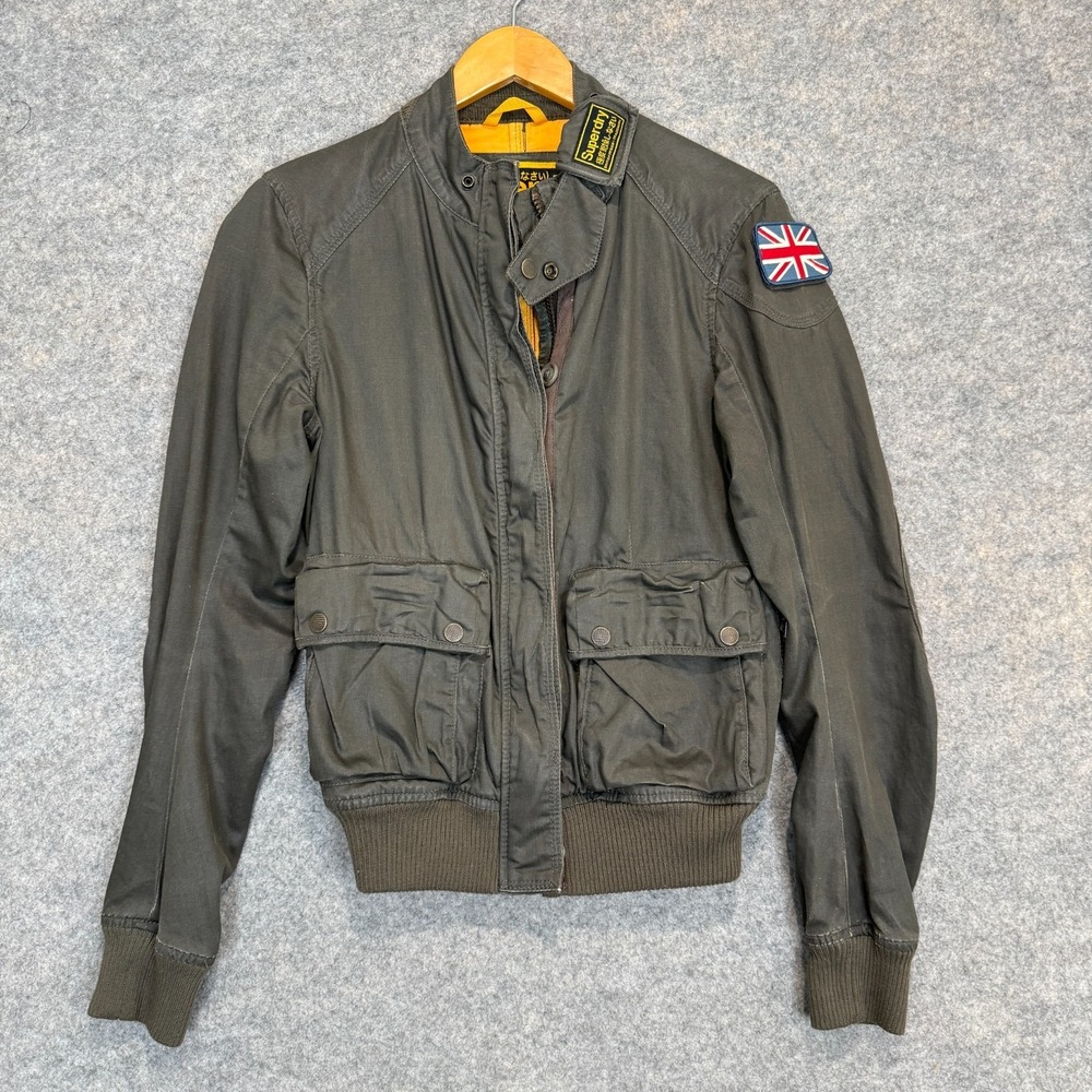 Superdry Limited Edition Military Bombers Jacket Womens Medium Tokyo Racers Rare
